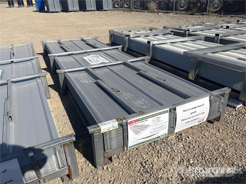 Quantity of (200) KJ K0310 Galvalume Corrugated S Takels, lieren en materiaalliften