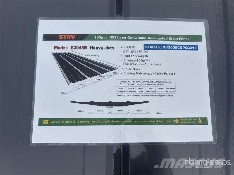 Quantity of (200) STARVOX S3048B Corrugated Steel Winches, hoists and material lifts
