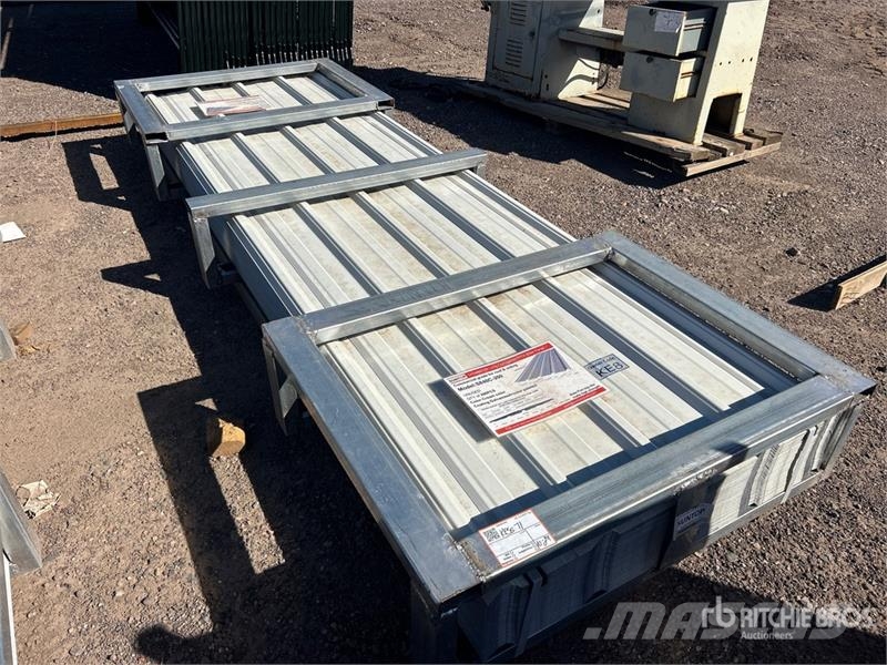 Quantity of (200) SUNTOP S840C-200 Corrugated Gal Gervės, keltuvai ir medžiagų kėlimo įranga