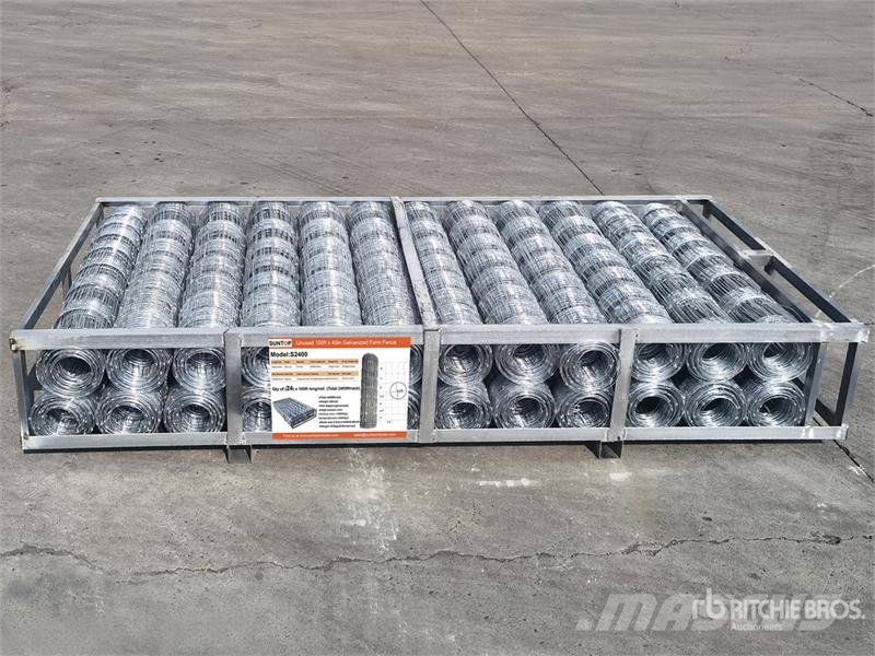Quantity of (24) SUNTOP S2400 100 ft x 40 in Galv Zäune und Zubehör