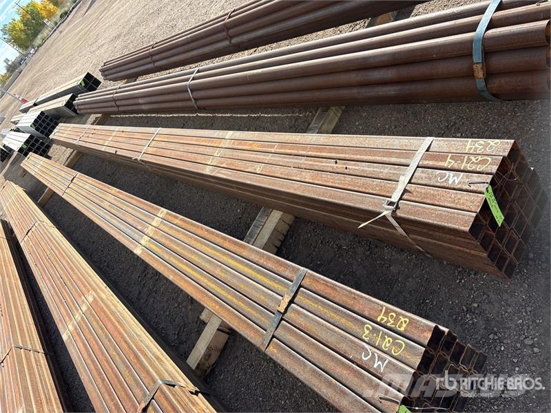 Quantity of (25) 2 1/4 SQ 25 ft Steel Outros componentes