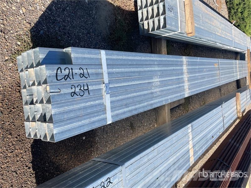 Quantity of (25) 2x3 SQ 24 ft Steel Drugi deli