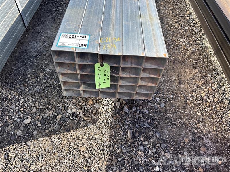 Quantity of (25) 2x3 sq 288 in Square Tubing Vintsid, telfrid ja materjaliliftid