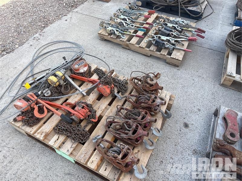  Quantity of (25) Come Alongs Diger parçalar