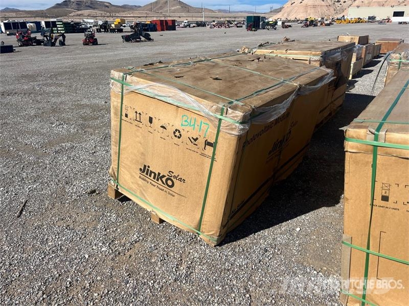  Quantity of (27) Jinko Solar 395 Watt Bifacial Sol مكونات أخرى