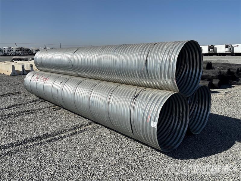 Quantity of (3) 20 Ft Corrugated Pipe Pipeline equipment