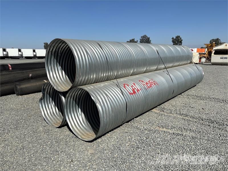 Quantity of (3) 20 Ft Corrugated Pipe Pipeline equipment