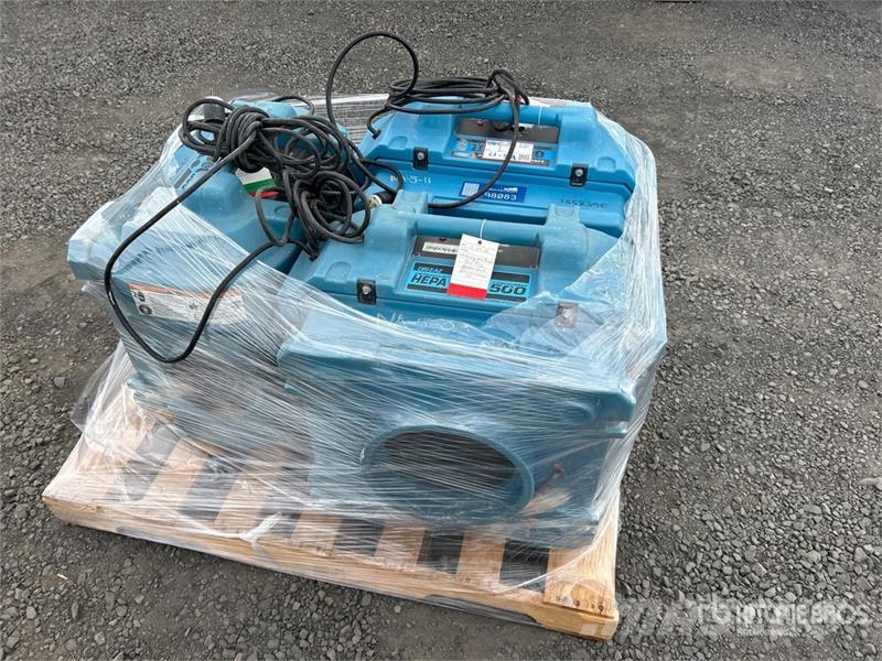  Quantity of (3) Dri-Eaz AirScrubber 500 Hepa Air S 건설 장비 - 기타