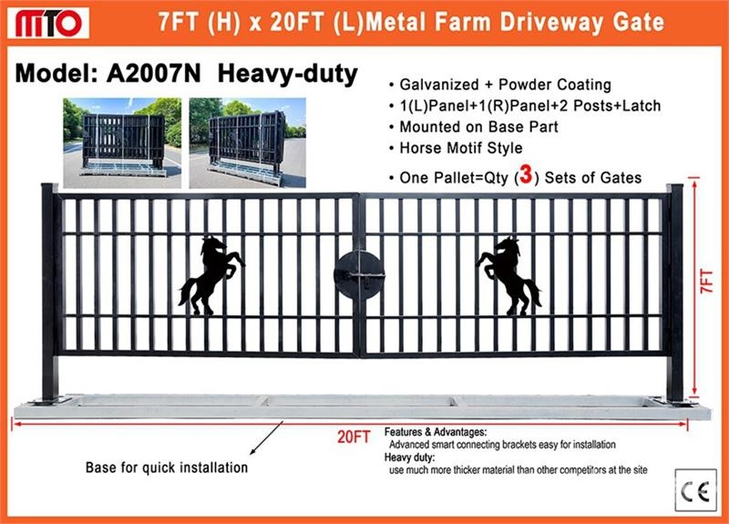 Quantity of (3) MTO A2007N 20 ft x 7 ft Metal Far Outras máquinas agrícolas