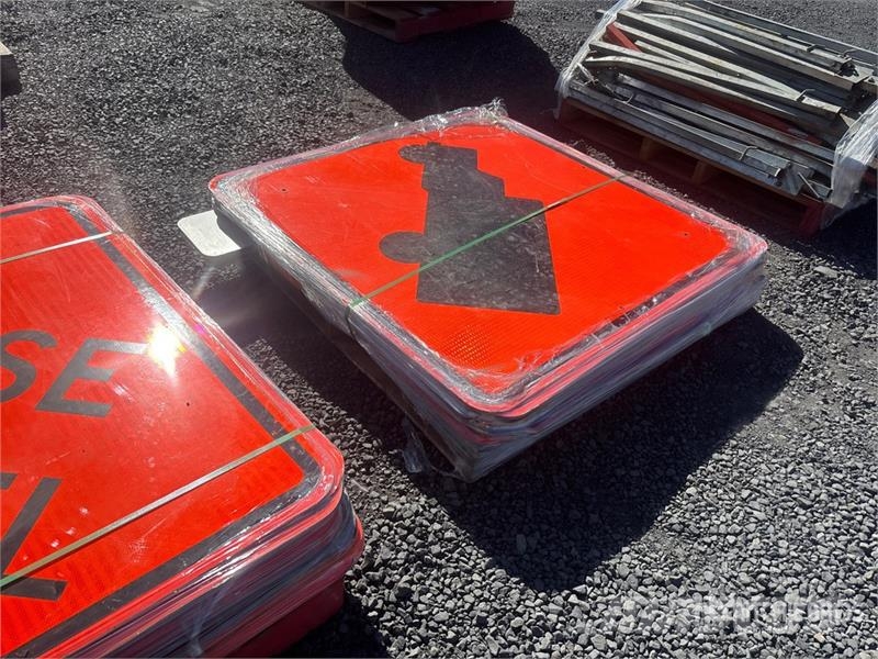  Quantity of (3) Pallets of Road Signs Muud