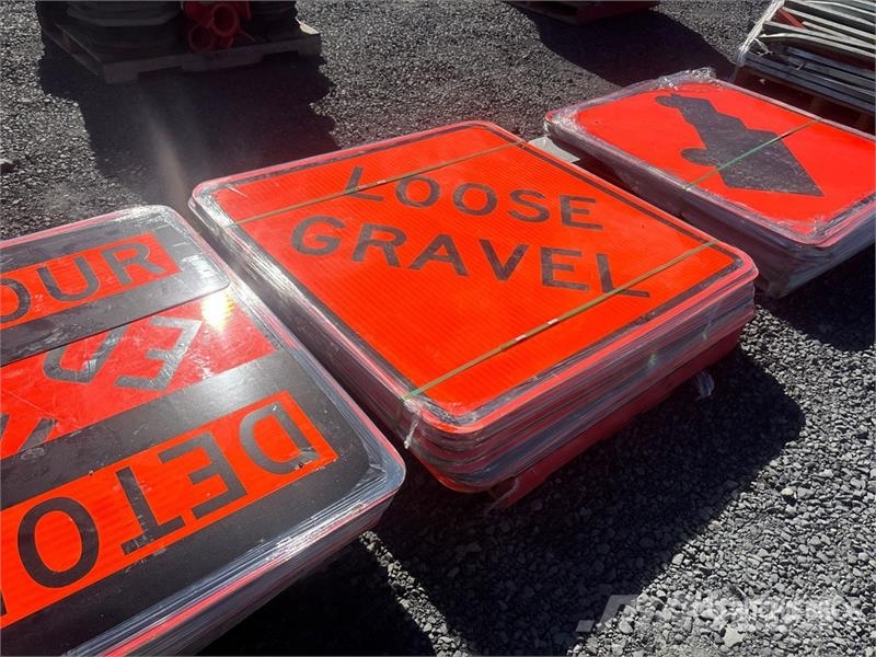  Quantity of (3) Pallets of Road Signs Muud
