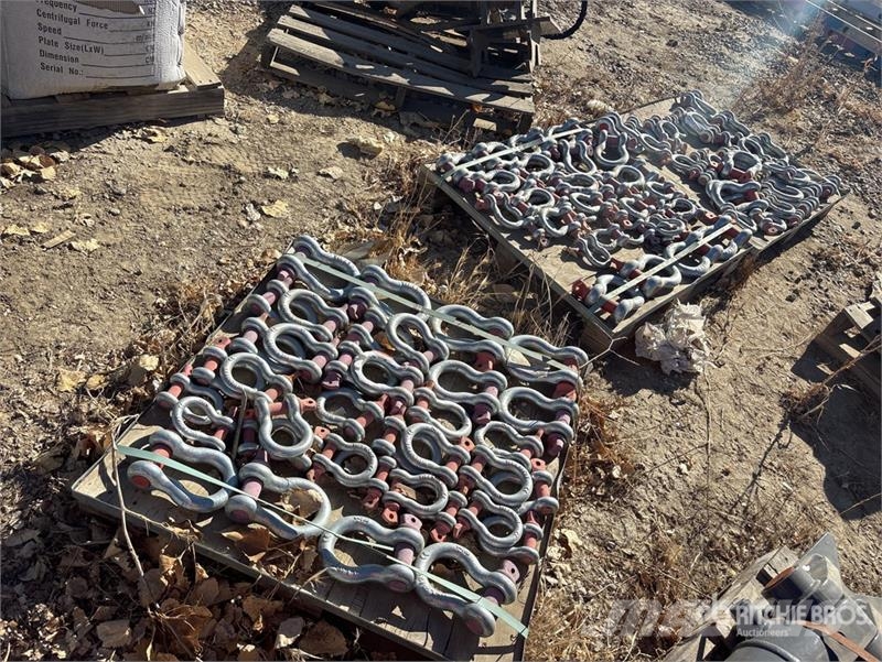  Quantity of (3) Pallets of Shackle Piezas y equipos para grúas