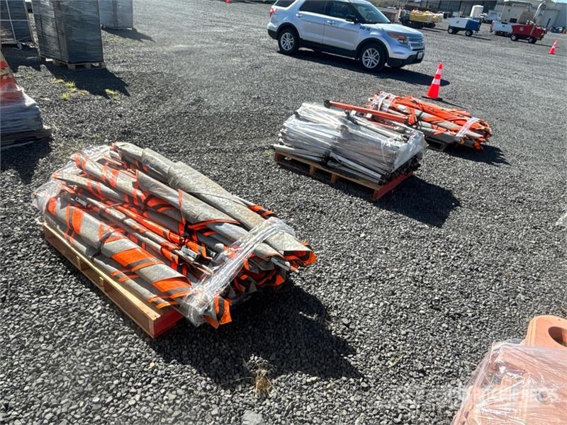  Quantity of (3) Pallets of Road Signs Muud