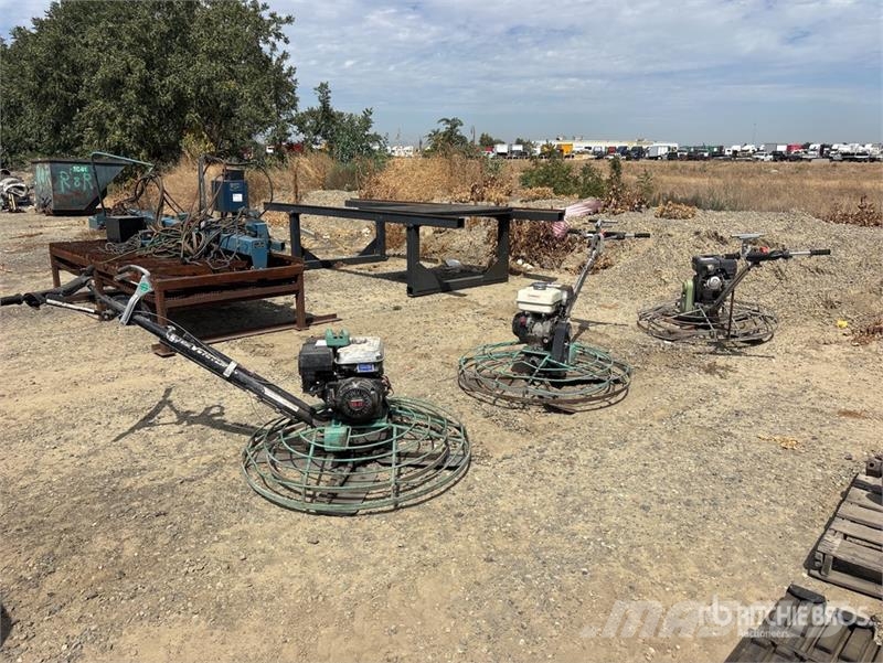 Quantity of (3) Power Trowel Tasandajad