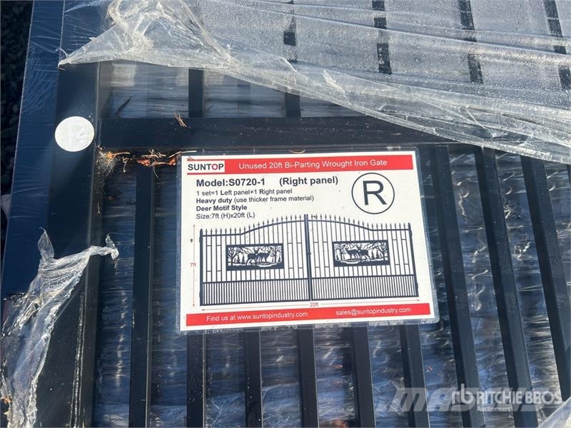  Quantity of (3)  SUNTOP S0720-1 20 ft x 7 ft Wroug Otra maquinaria agrícola
