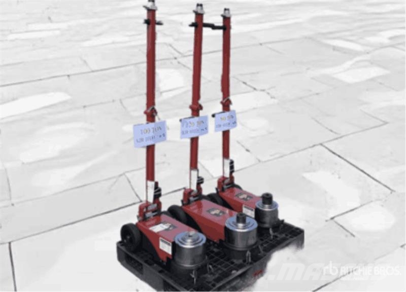 Quantity of (3) ZVOX JB120TS Air Hydraulic Floor Строителство - Други