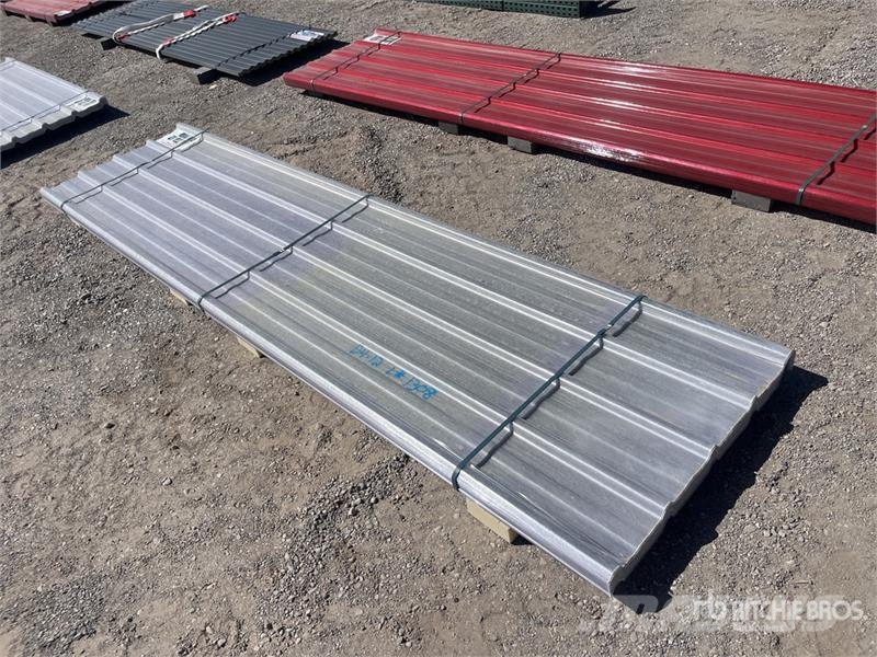 Quantity of (30) 12 ft x 35 in Clear Polycarbonate Seilwinden, Bauaufzüge und Lastenaufzüge