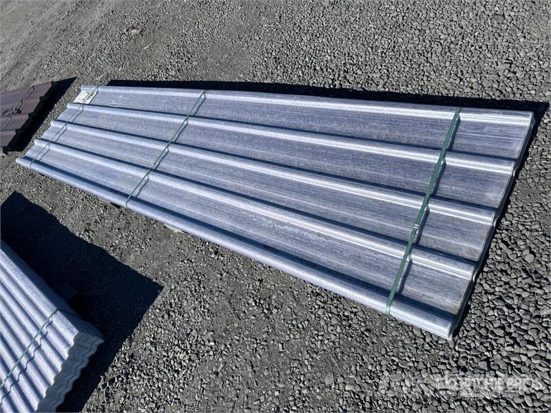  Quantity of (30) 12 ft x 3 ft Corrugated Polycarbo المصاعد والرافعات المادية