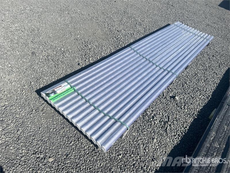  Quantity of (30) 12 ft x 3 ft Corrugated Roof Pane Talhas, guinchos e elevadores de materiais