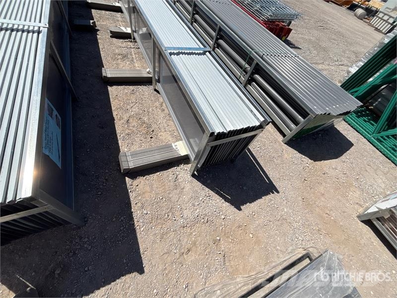  Quantity of (30) 19.69 ft x 17.7 in Grey Metal Roo Seilwinden, Bauaufzüge und Lastenaufzüge