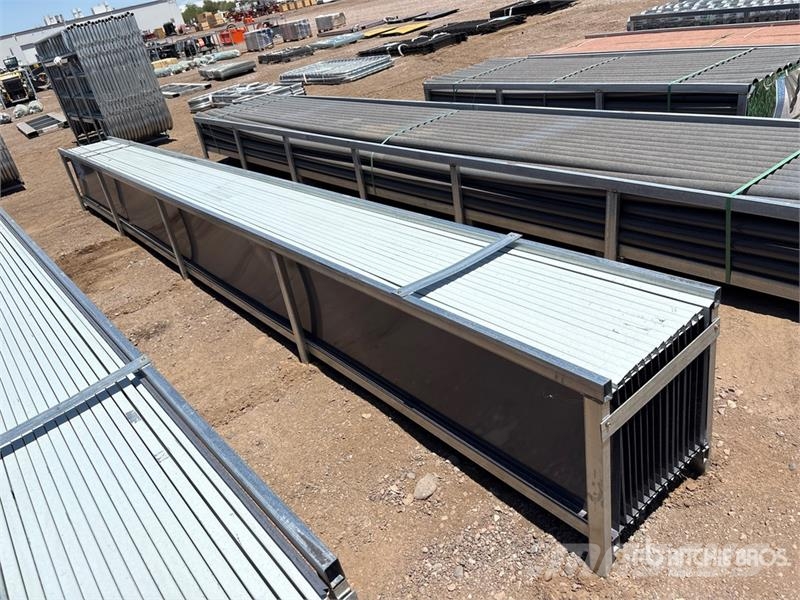 Quantity of (30) 20 ft x 17.7 in Grey Metal Roof P Vitle, dvigala in gradbeni dvižni sistemi