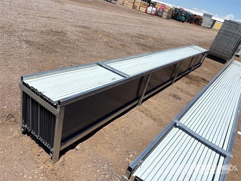 Quantity of (30) 20 ft x 17.7 in Grey Metal Roof P Vitle, dvigala in gradbeni dvižni sistemi