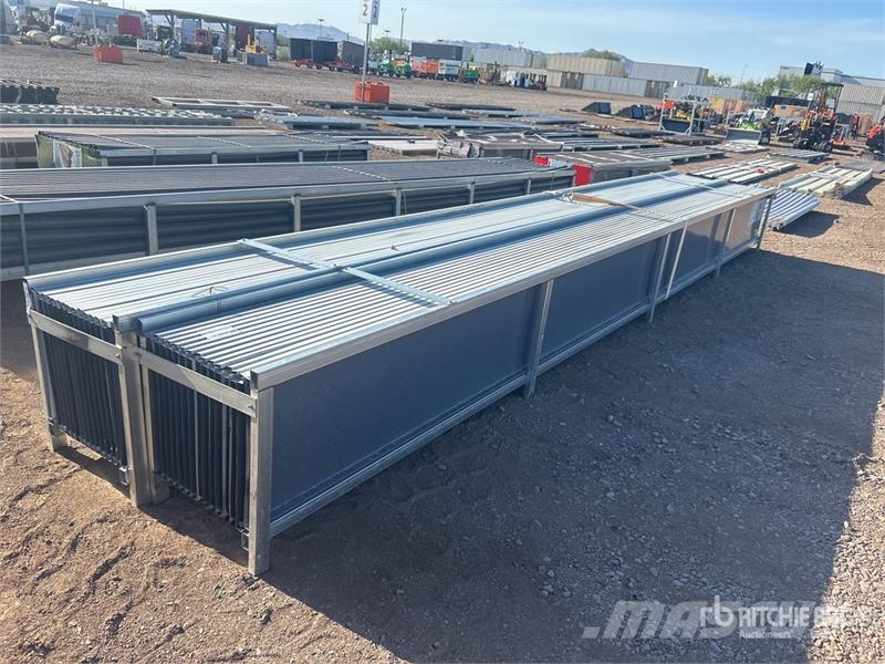 Quantity of (30) 20 ft x 17.7 in Grey Metal Roof P Vitle, dvigala in gradbeni dvižni sistemi