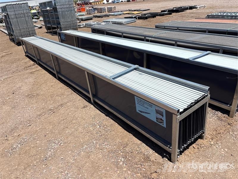 Quantity of (30) 20 ft x 17.7 in Grey Metal Roof P Vitle, dvigala in gradbeni dvižni sistemi