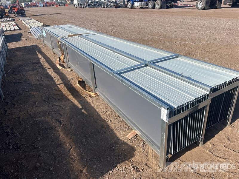 Quantity of (30) 20 ft x 17.7 in Grey Metal Roof P Vitle, dvigala in gradbeni dvižni sistemi