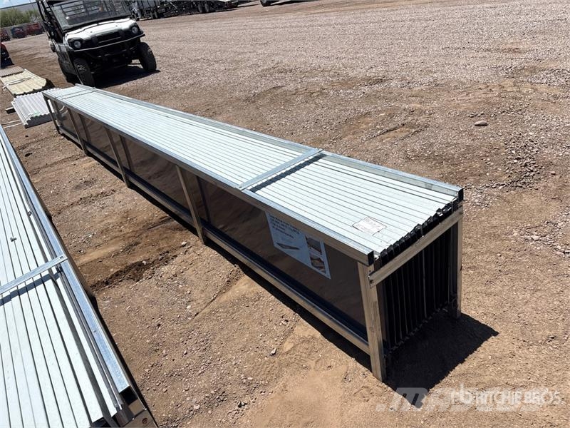 Quantity of (30) 20 ft x 17.7 in Grey Metal Roof P Vitle, dvigala in gradbeni dvižni sistemi