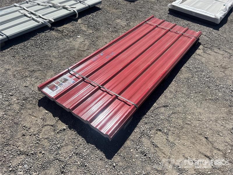Quantity of (30) 7.87 ft x 3 ft Red Polycarbonate Seilwinden, Bauaufzüge und Lastenaufzüge