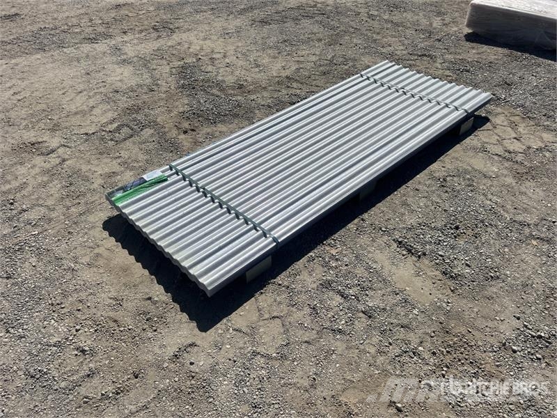Quantity of (30) 7.87 ft x 3 ft Clear Corrugated P Talhas, guinchos e elevadores de materiais