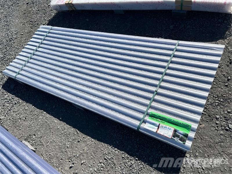  Quantity of (30) 8 ft x 3 ft Corrugated Polycarbon المصاعد والرافعات المادية