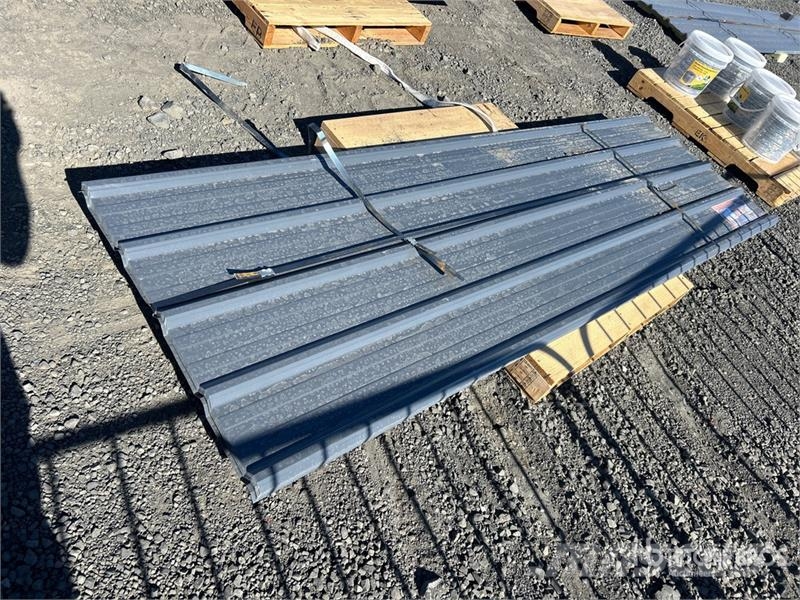  Quantity of (30) 9.84 ft x 3 ft Grey Metal Roof Pa Talhas, guinchos e elevadores de materiais