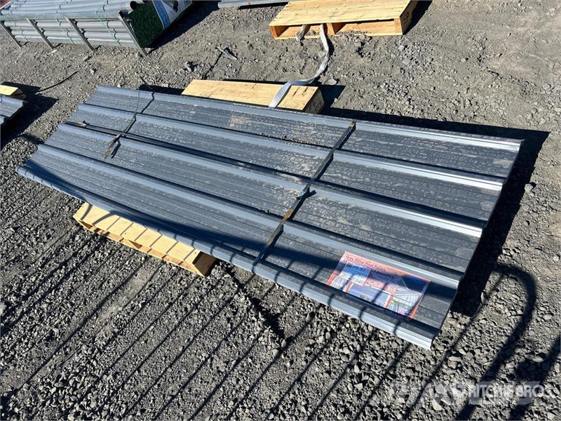  Quantity of (30) 9.84 ft x 3 ft Grey Metal Roof Pa Talhas, guinchos e elevadores de materiais