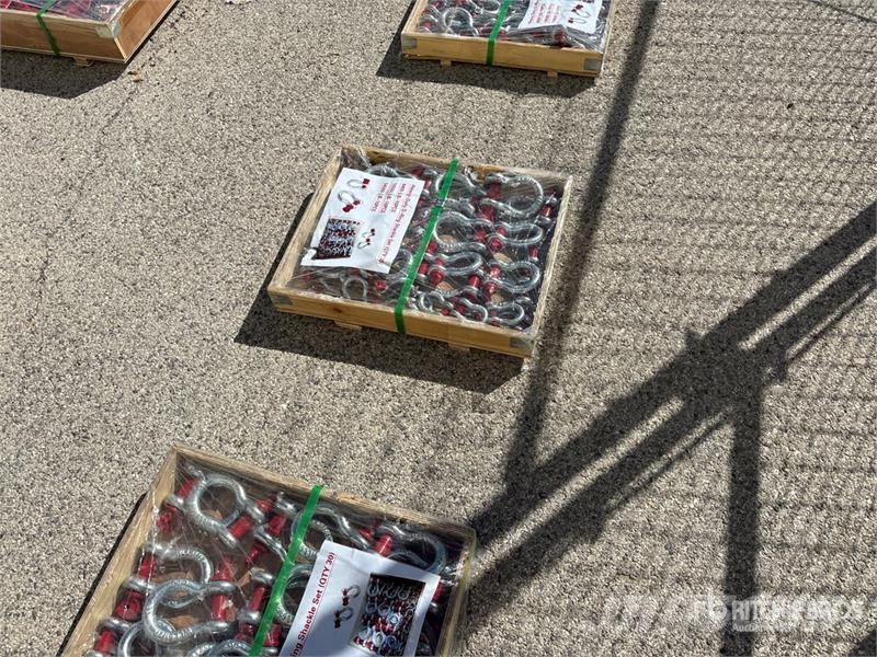 Quantity of (30) Heavy-Duty D-Ring Shackle (Unused Pacēlāju/krānu aprīkojums