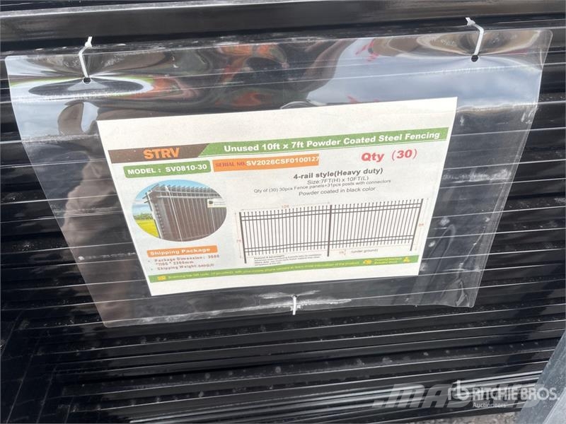  Quantity of (30)  STARVOX SV0810-30 10 ft x 7 ft P Equipos de vallado