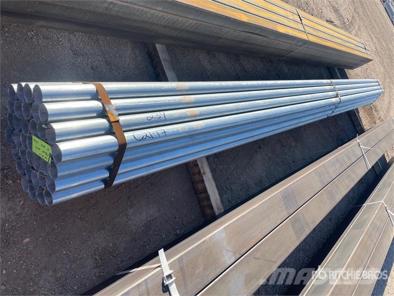 Quantity of (37) 2 3/8 OD 18 ft Steel Drugi deli