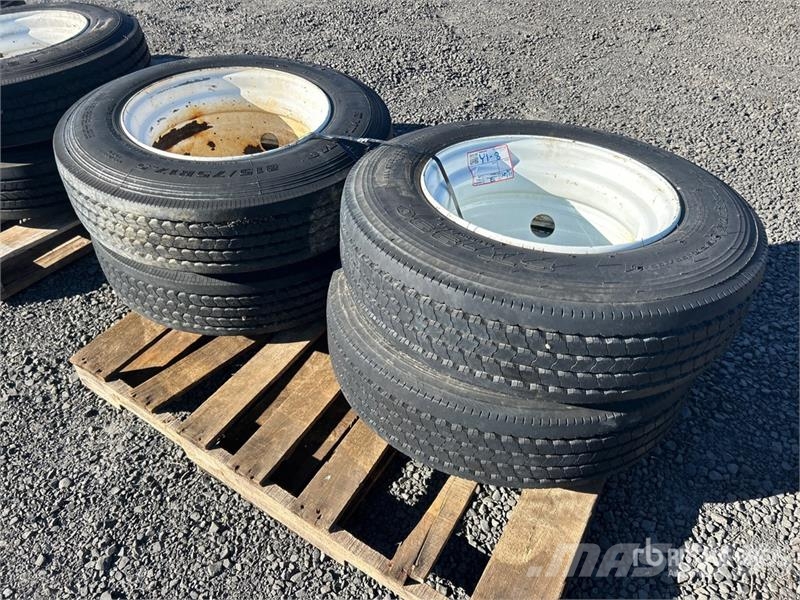  Quantity of (4) 215/75R17.5 Tires الإطارات والعجلات والحافات