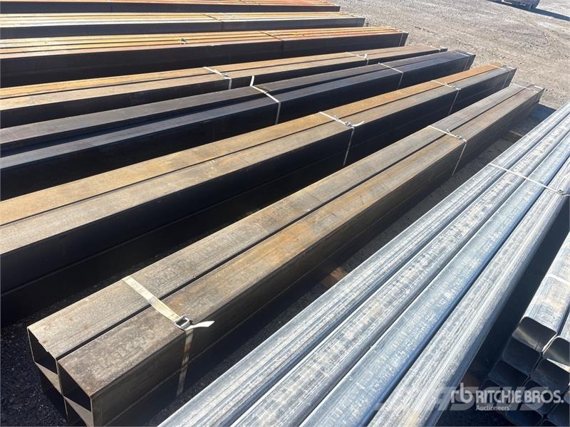 Quantity of (4) 240 in Steel Square Tubing (Unused Vintsid, telfrid ja materjaliliftid