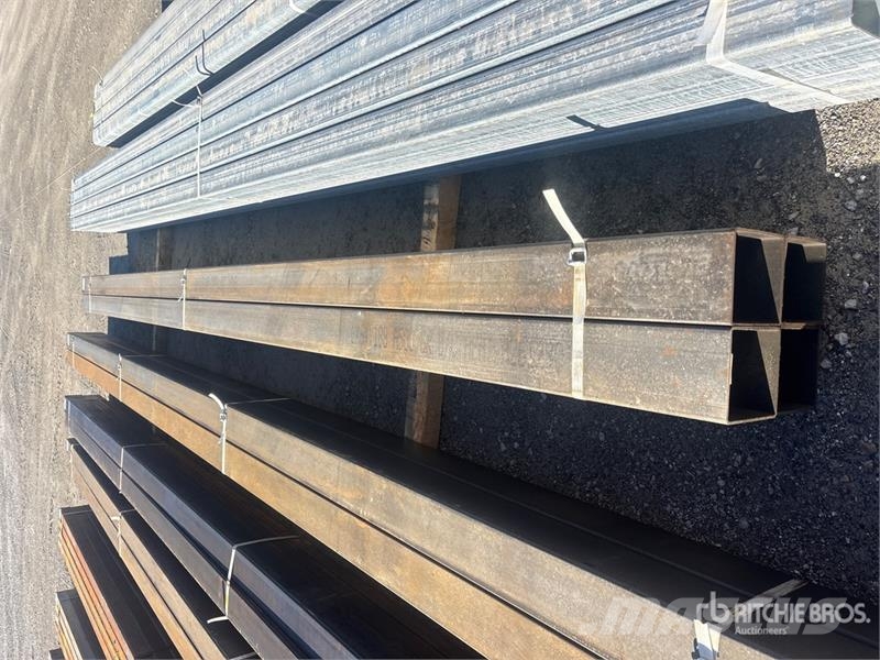 Quantity of (4) 240 in Steel Square Tubing (Unused Vintsid, telfrid ja materjaliliftid