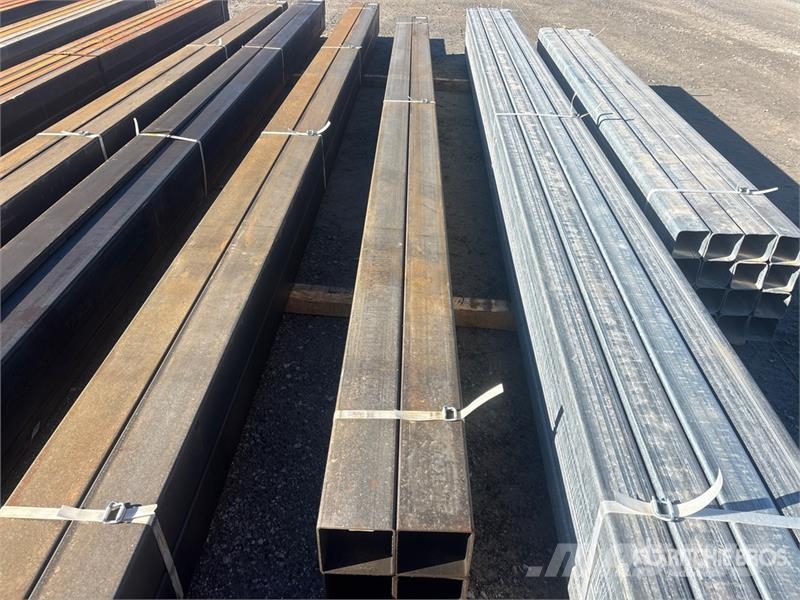 Quantity of (4) 240 in Steel Square Tubing (Unused Vintsid, telfrid ja materjaliliftid