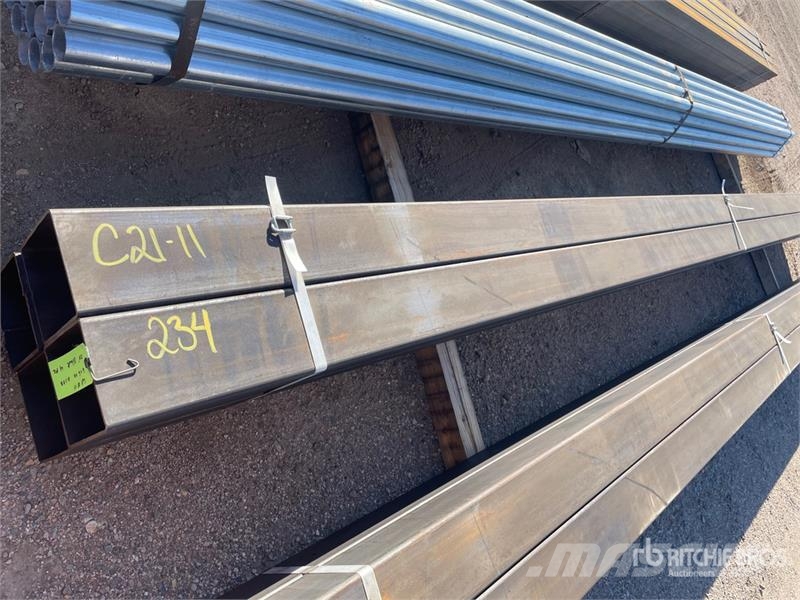Quantity of (4) 6x6 SQ 20 ft Steel Drugi deli