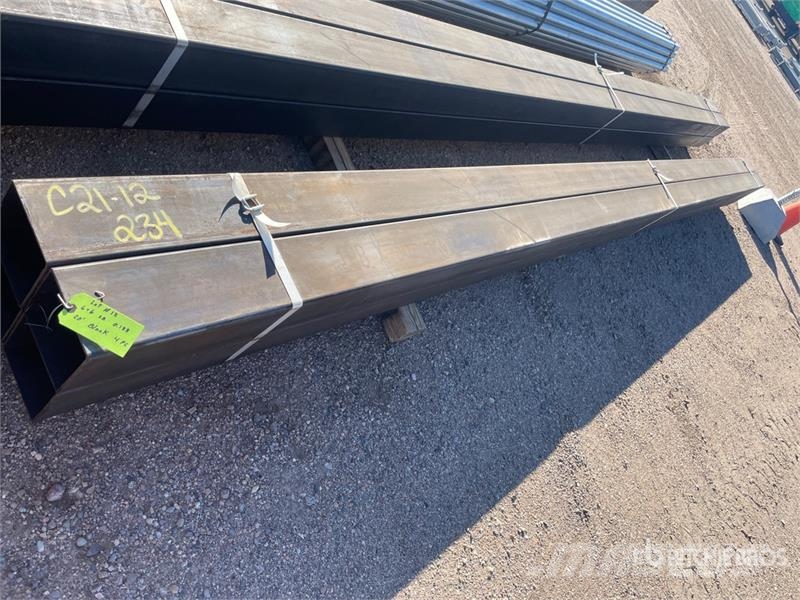 Quantity of (4) 6x6 SQ 20 ft Steel Drugi deli