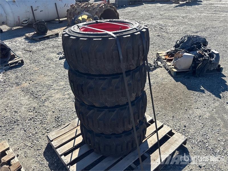  Quantity of (4) Bobcat Skid Steer Tires (Unused) Banden, wielen en velgen