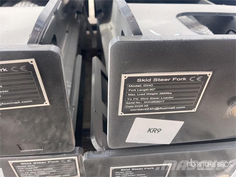 Quantity of (4) GIYI GY-SF60 60 in Skid Steer For Fourche