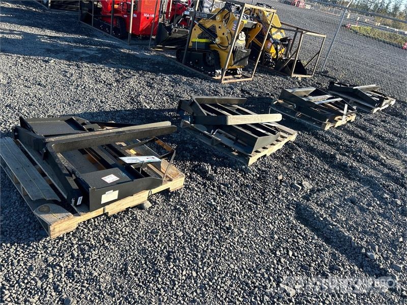  Quantity of (4)  Mower King SAII100 48 in Skid Ste Horquillas