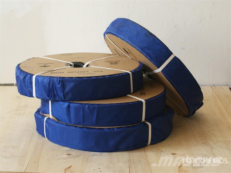  Quantity of (4)  Powertek 2"-300FT PVC Layflat Wat Priedai