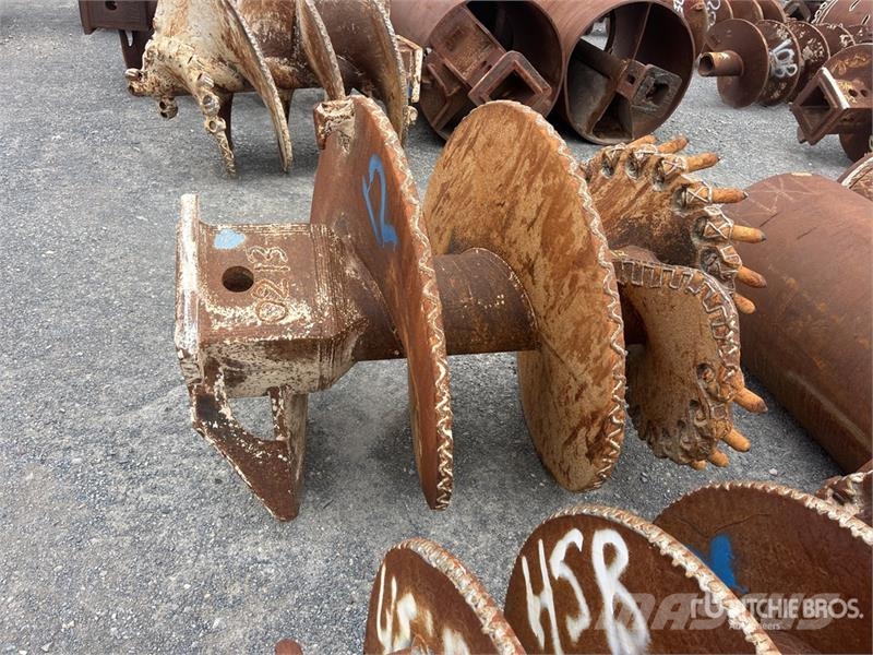 Quantity of (4) Rock Auger Attachment Olaj és Gáz fúró eszközök