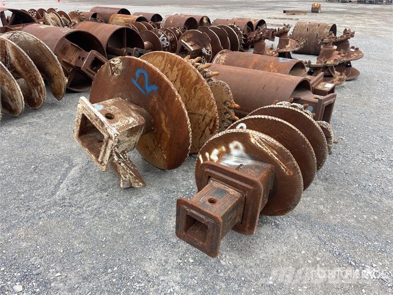Quantity of (4) Rock Auger Attachment Olaj és Gáz fúró eszközök